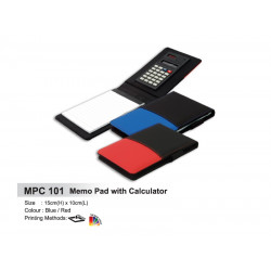 MPC 101 Memo Pad with Calculator